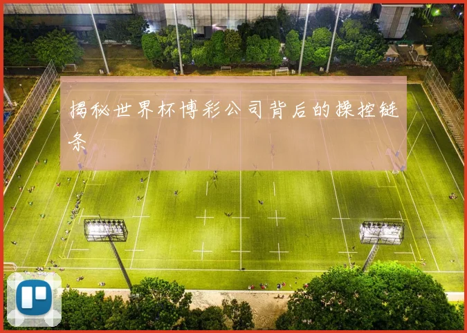 揭秘世界杯博彩公司背后的操控链条